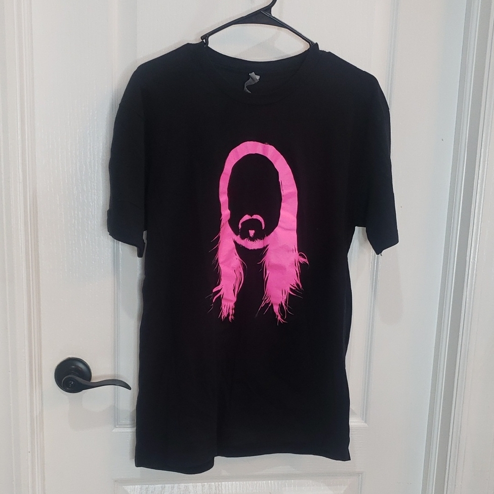 Steve Aoki EDM DJ T-Shirt Size Large Black